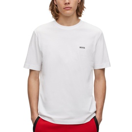 휴고 Hugo Boss Mens Relaxed-Fit Racing Print T-shirt 15661890