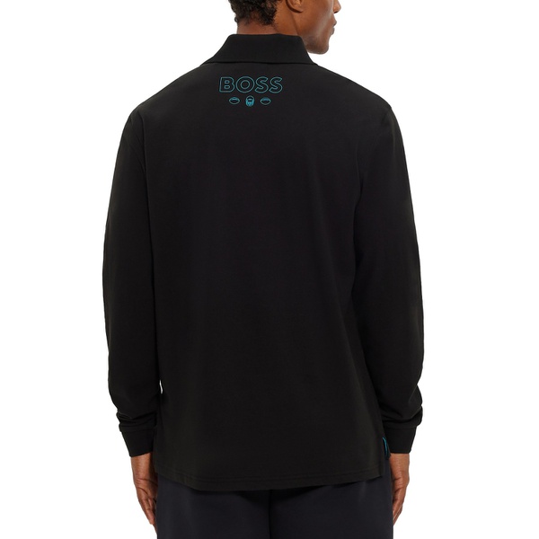 휴고보스 휴고 Hugo Boss Mens Boss x NFL Long-Sleeved Polo Shirt 16559680