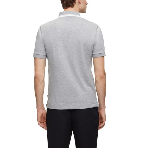휴고보스 휴고 Hugo Boss Mens Slim-Fit Zip-Neck Polo Shirt 15662068