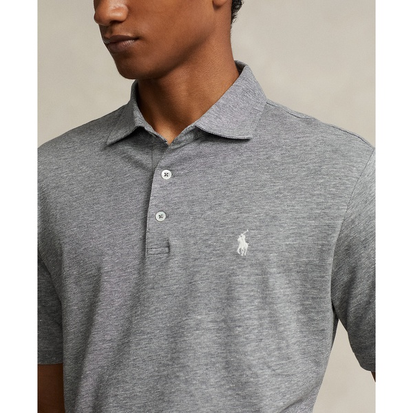 폴로랄프로렌 폴로 랄프 로렌 Polo Ralph Lauren Mens Classic-Fit Cotton-Linen Polo Shirt 16062457
