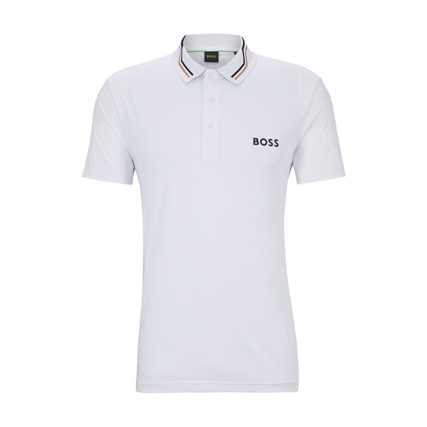 휴고보스 휴고 Hugo Boss Mens Contrast-Logo Polo Shirt 16559900