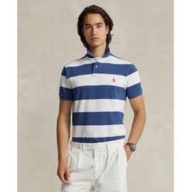 폴로 랄프 로렌 Polo Ralph Lauren Mens Classic-Fit Striped Mesh Polo Shirt 16383521