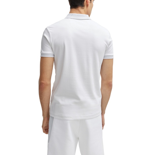 휴고보스 휴고 Hugo Boss Mens Mesh Logo Slim-Fit Polo Shirt 17625805