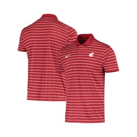 Nike Mens Crimson Washington State Cougars Victory Stripe Performance Polo Shirt 16628497