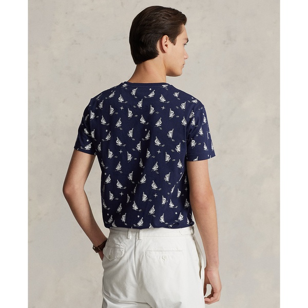 폴로랄프로렌 폴로 랄프 로렌 Polo Ralph Lauren Mens Classic-Fit Printed Jersey T-Shirt 15108775