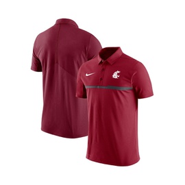 Nike Mens Crimson Washington State Cougars 2023 Coaches Performance Polo Shirt 16721455