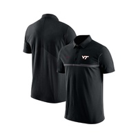 Nike Mens Black Virginia Tech Hokies Coaches Performance Polo Shirt 16780231