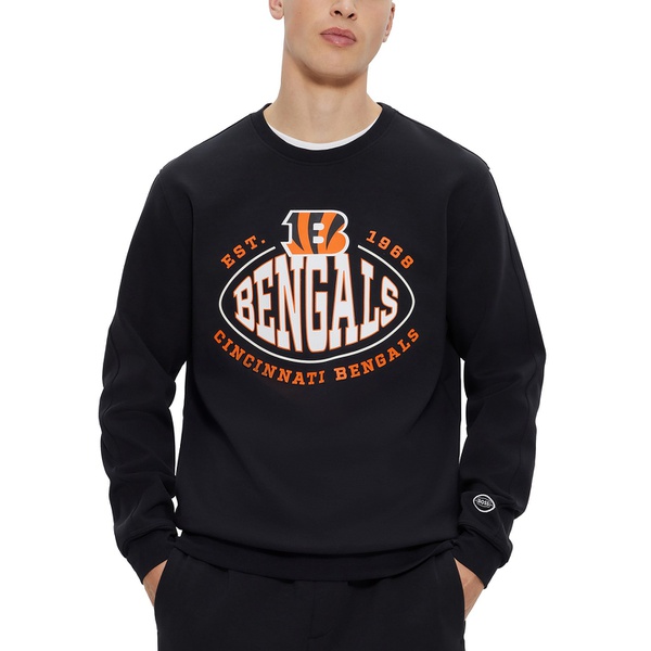 휴고보스 휴고 Hugo Boss Mens Boss x Cincinnati Bengals NFL Sweatshirt 16804810