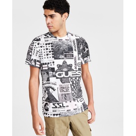GUESS Mens Abstract Short Sleeve Crewneck Graphic T-Shirt 16786801