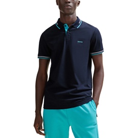 휴고 Hugo Boss Mens Branded Slim-Fit Polo Shirt 17230387