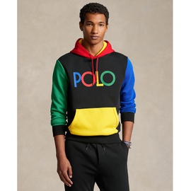 폴로 랄프 로렌 Polo Ralph Lauren Mens Logo Color-Blocked Double-Knit Hoodie 16360863