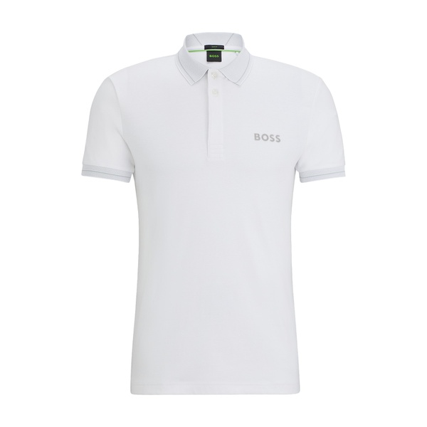 휴고보스 휴고 Hugo Boss Mens Mesh Logo Slim-Fit Polo Shirt 17625805