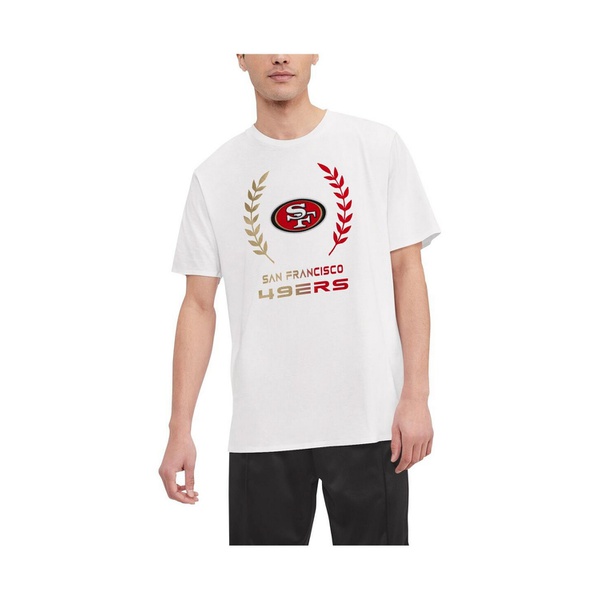타미힐피거 Tommy Hilfiger Mens White San Francisco 49ers Miles T-shirt 17993720