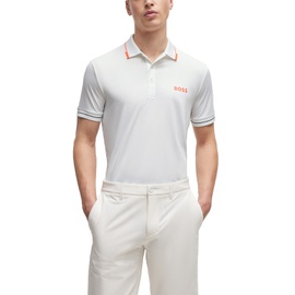 휴고 Hugo Boss Mens Contrast Logo Slim-Fit Polo Shirt 17625743