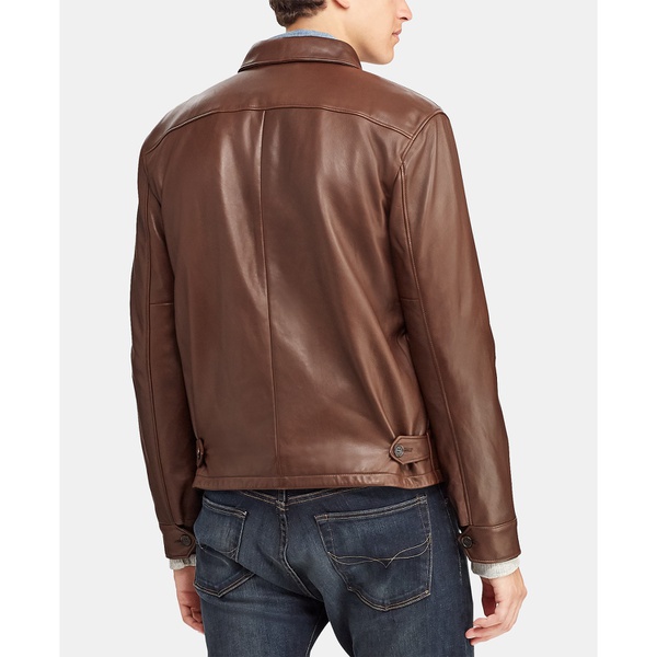 폴로랄프로렌 폴로 랄프 로렌 Polo Ralph Lauren Mens Leather Jacket 4602324