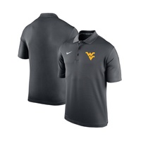 Nike Mens Anthracite West Virginia 모우 Mountaineers Big and Tall Primary Logo Varsity Performance Polo Shirt 13580645