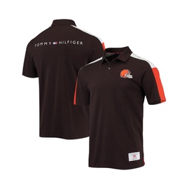 Tommy Hilfiger Mens Brown Orange Cleveland Browns Logan Polo Shirt 14675827
