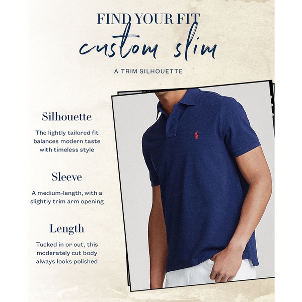 폴로랄프로렌 폴로 랄프 로렌 Polo Ralph Lauren MEN'S Slim-Fit Soft Cotton Polo Shirt 6589504