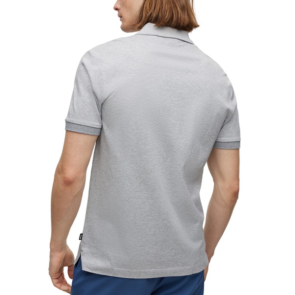 휴고보스 휴고 Hugo Boss Mens Regular-Fit Two-Tone Polo Shirt 15661841
