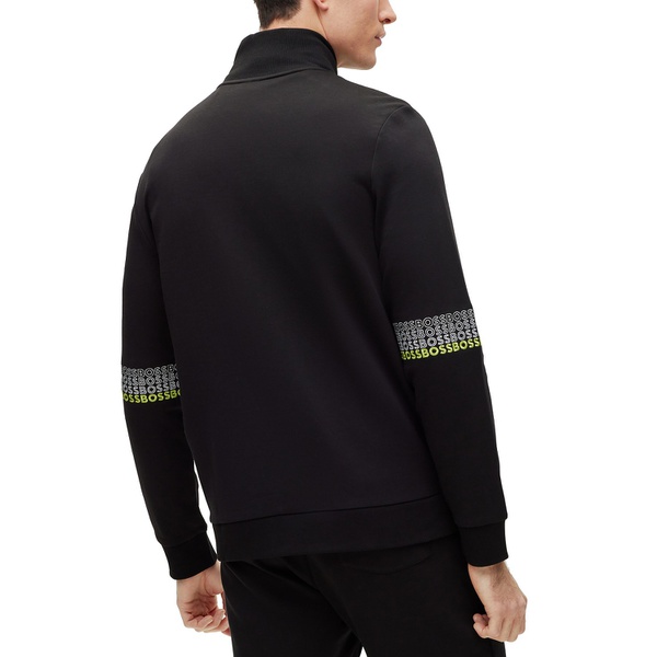 휴고보스 휴고 Hugo Boss Mens Multi-Colored Logo Zip-Up Sweatshirt 15476114