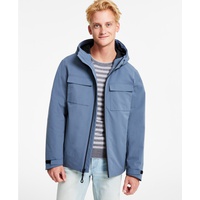DKNY Mens Hooded Zip-Front Two-Pocket Jacket 16245223