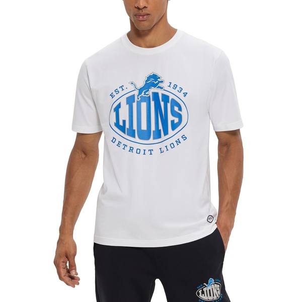 휴고보스 휴고 Hugo Boss Mens Boss x NFL D에트로 ETROIT Lions T-shirt 16559600