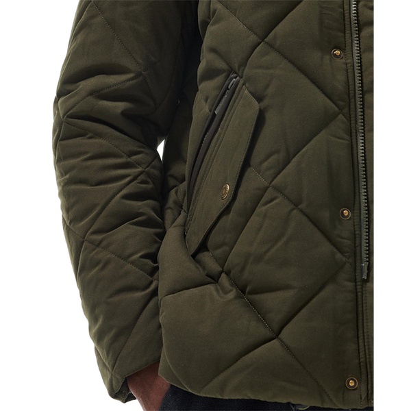  바버 Barbour Mens Winter Chelsea Box Quilted Full-Zip Jacket 16877512