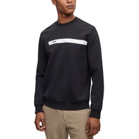 휴고 Hugo Boss Mens Graphic Logo Stripe Sweatshirt 16559341