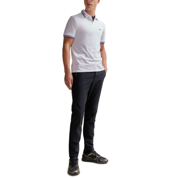 휴고보스 휴고 Hugo Boss Mens Branded Undercollar Slim-Fit Polo Shirt 15662091