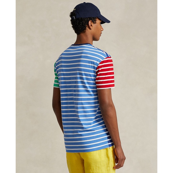폴로랄프로렌 폴로 랄프 로렌 Polo Ralph Lauren Mens Classic-Fit Striped Jersey T-Shirt 16833229