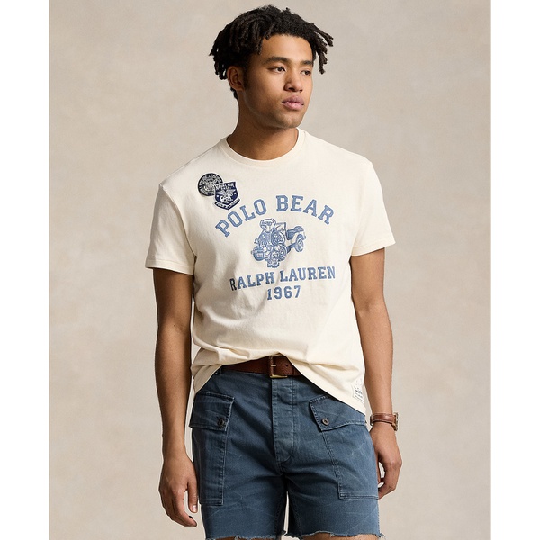 폴로랄프로렌 폴로 랄프 로렌 Polo Ralph Lauren Mens Classic-Fit Polo Bear Jersey T-Shirt 16800198