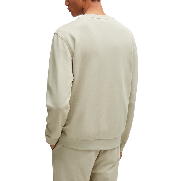 휴고보스 휴고 Hugo Boss Mens Logo Patch Relaxed-Fit Sweatshirt 17625752