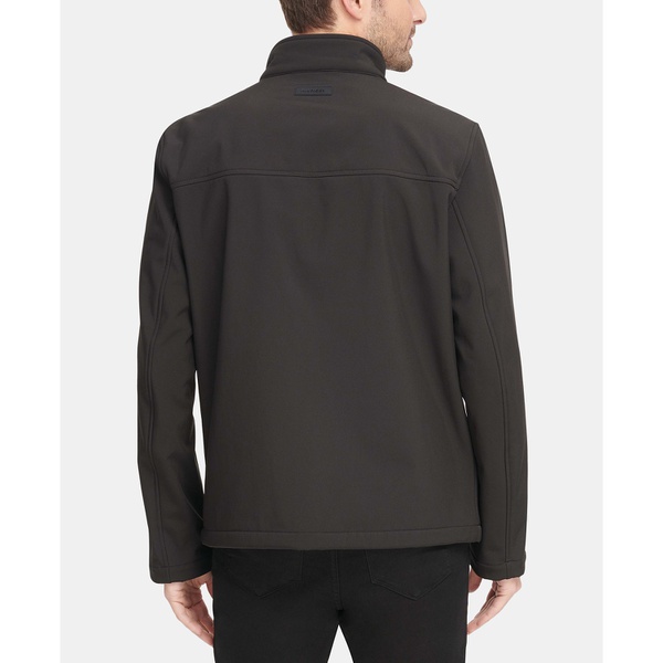 타미힐피거 Tommy Hilfiger Mens Soft-Shell Classic Zip-Front Jacket 2339114