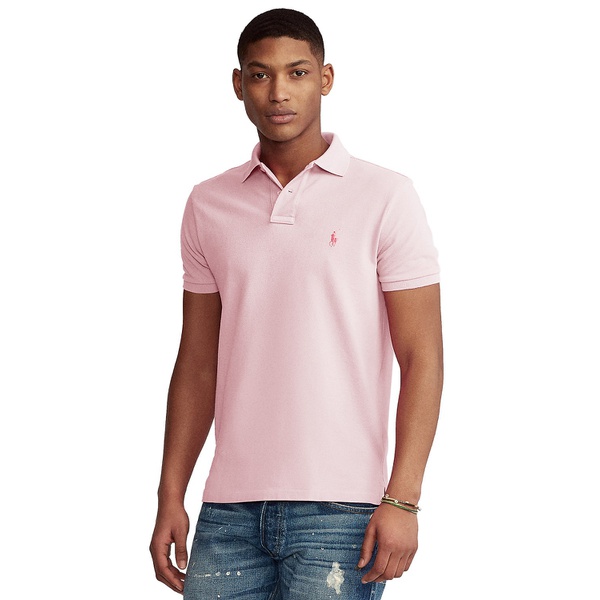 폴로랄프로렌 폴로 랄프 로렌 Polo Ralph Lauren Mens Pink Pony Mesh Polo Shirt 10676342