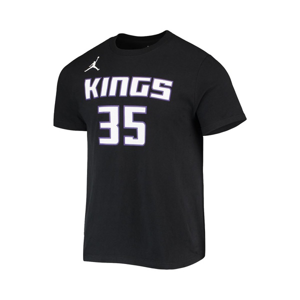 Jordan Mens Black Sacramento Kings 2020/21 Statement Name and Number T-shirt 14564187
