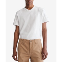 Calvin Klein Mens Smooth Cotton Solid V-Neck T-Shirt 15759372