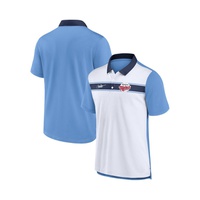 Nike Mens White Light Blue Minnesota Twins Rewind Stripe Polo Shirt 16219705