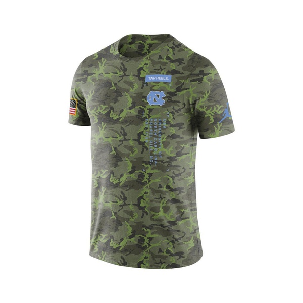  Jordan Mens Camo North Carolina Tar Heels Military-Inspired T-shirt 16344168