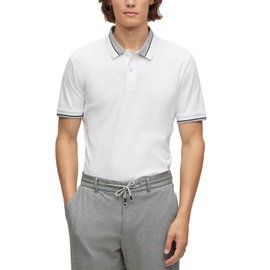 휴고 Hugo Boss Mens Contrast Tipping Polo Shirt 16559371