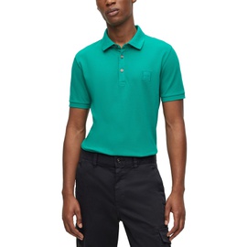 휴고 Hugo Boss Mens Logo Patch Slim-Fit Polo Shirt 16559305