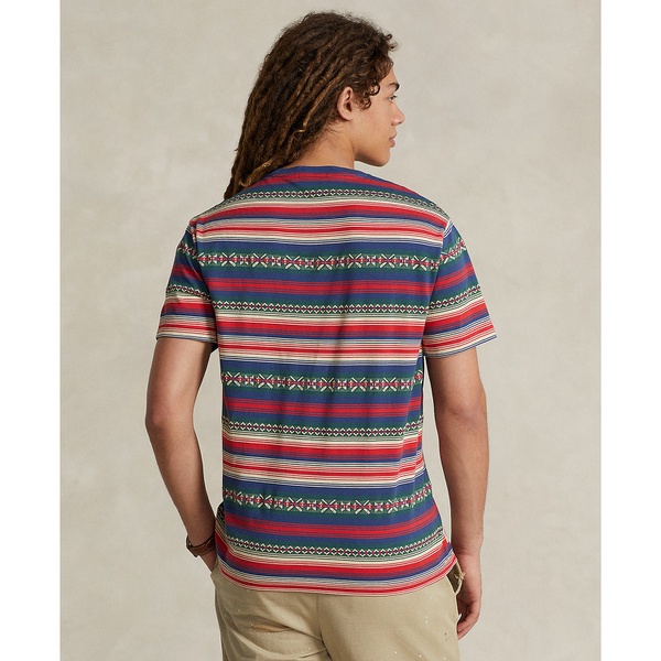 폴로랄프로렌 폴로 랄프 로렌 Polo Ralph Lauren Mens Classic Fit Striped Jacquard T-Shirt 15890231