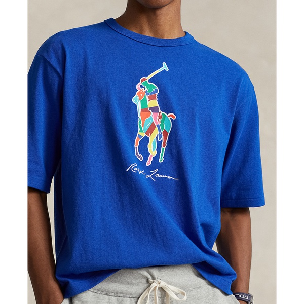 폴로랄프로렌 폴로 랄프 로렌 Polo Ralph Lauren Mens Colorblocked Big Pony T-Shirt 16360766