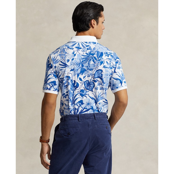 폴로랄프로렌 폴로 랄프 로렌 Polo Ralph Lauren Mens Classic-Fit Floral-Print Mesh Polo Shirt 16383518