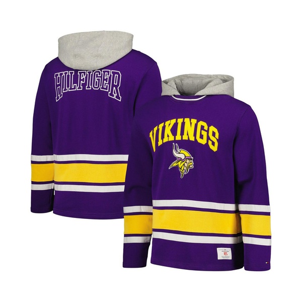 타미힐피거 Tommy Hilfiger Mens Purple Minnesota Vikings Ivan Fashion Pullover Hoodie 17670585
