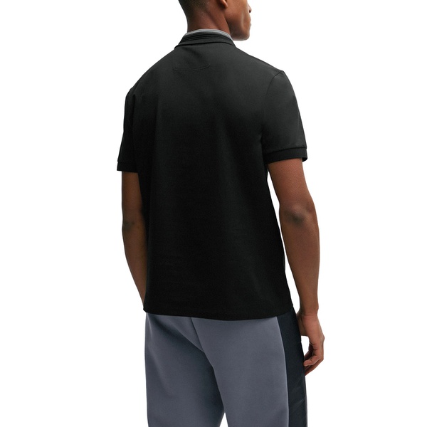 휴고보스 휴고 Hugo Boss Mens 3D-Stripe Collar Regular-Fit Polo Shirt 17230382