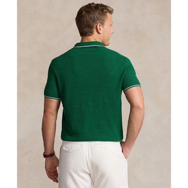폴로랄프로렌 폴로 랄프 로렌 Polo Ralph Lauren Mens Cotton-Linen Polo-Collar Sweater 16799917