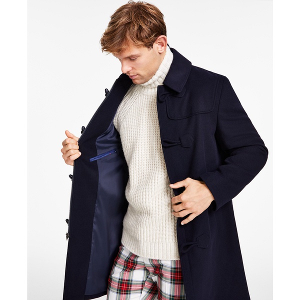 타미힐피거 Tommy Hilfiger Mens Modern-Fit Solid 오버코트 Overcoat 16015217