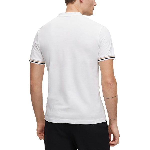 휴고보스 휴고 Hugo Boss Mens Collarless Slim-Fit Polo Shirt 15661840
