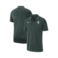 Nike Mens Green Michigan State Spartans Coaches Performance Polo Shirt 16193614