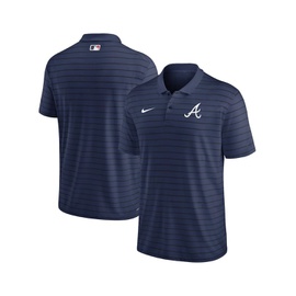 Nike Mens Navy Atlanta Braves Authentic Collection Victory Striped Performance Polo Shirt 16299305